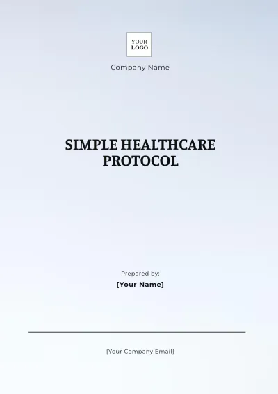 Free Simple Healthcare Protocol Template to Edit Online
