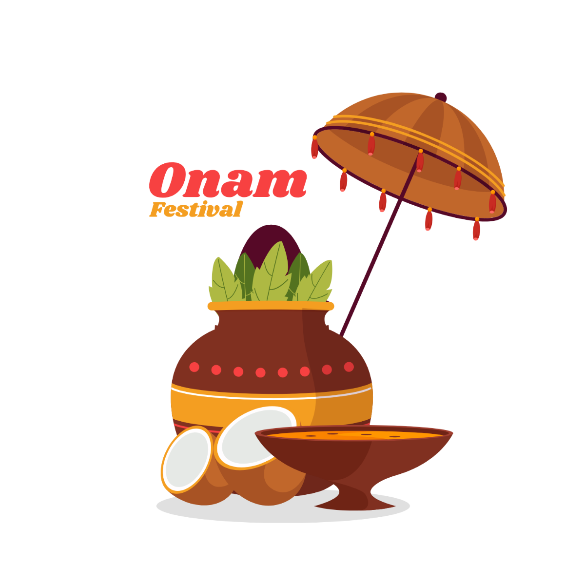 Onam Festival Clipart Template - Edit Online & Download