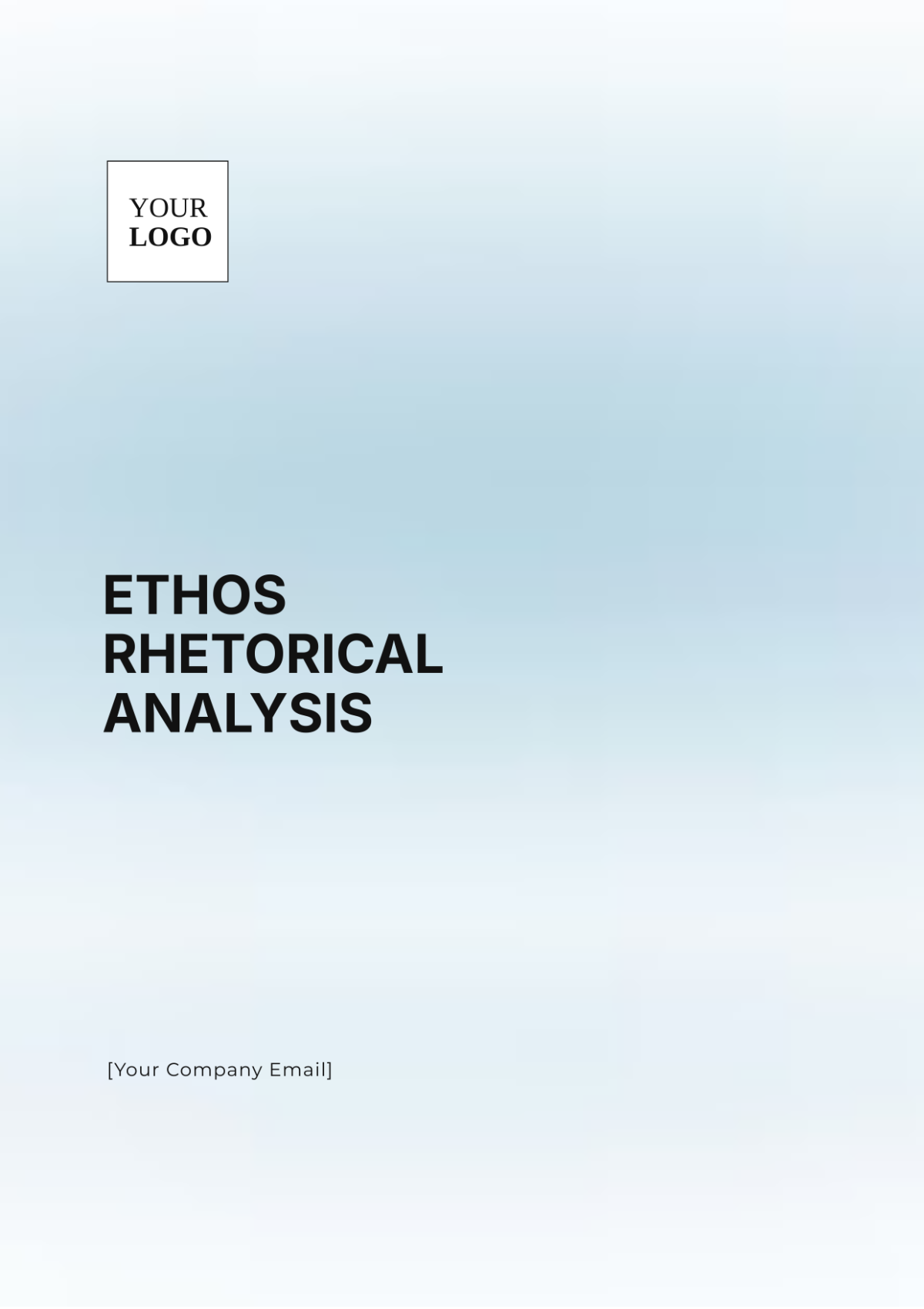 Ethos Rhetorical Analysis Template - Edit Online & Download