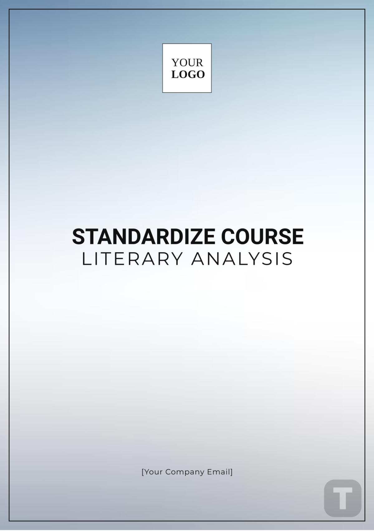 Standardize Course Literary Analysis Template - Edit Online & Download