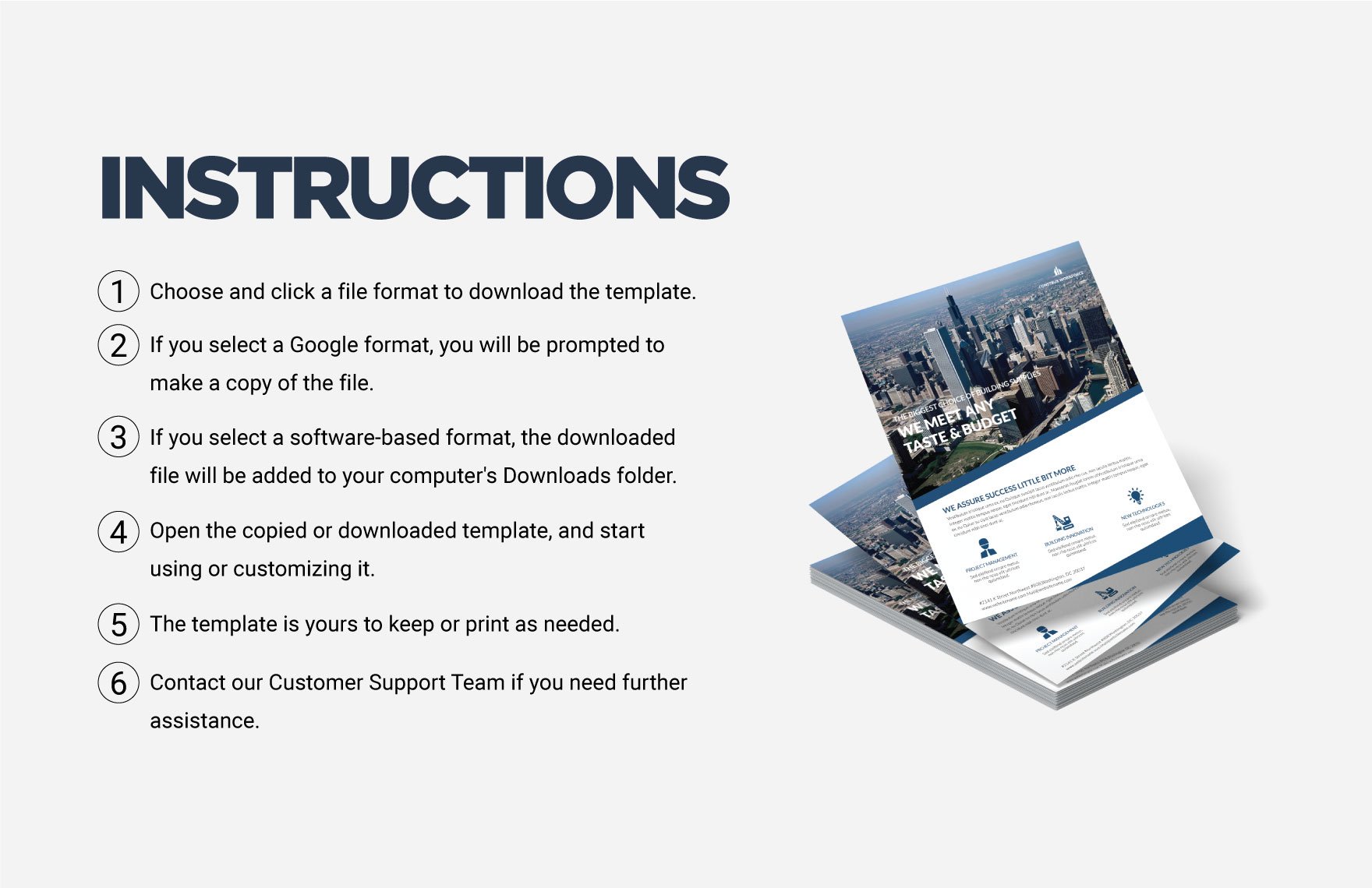 Editable Architecture Flyer Template