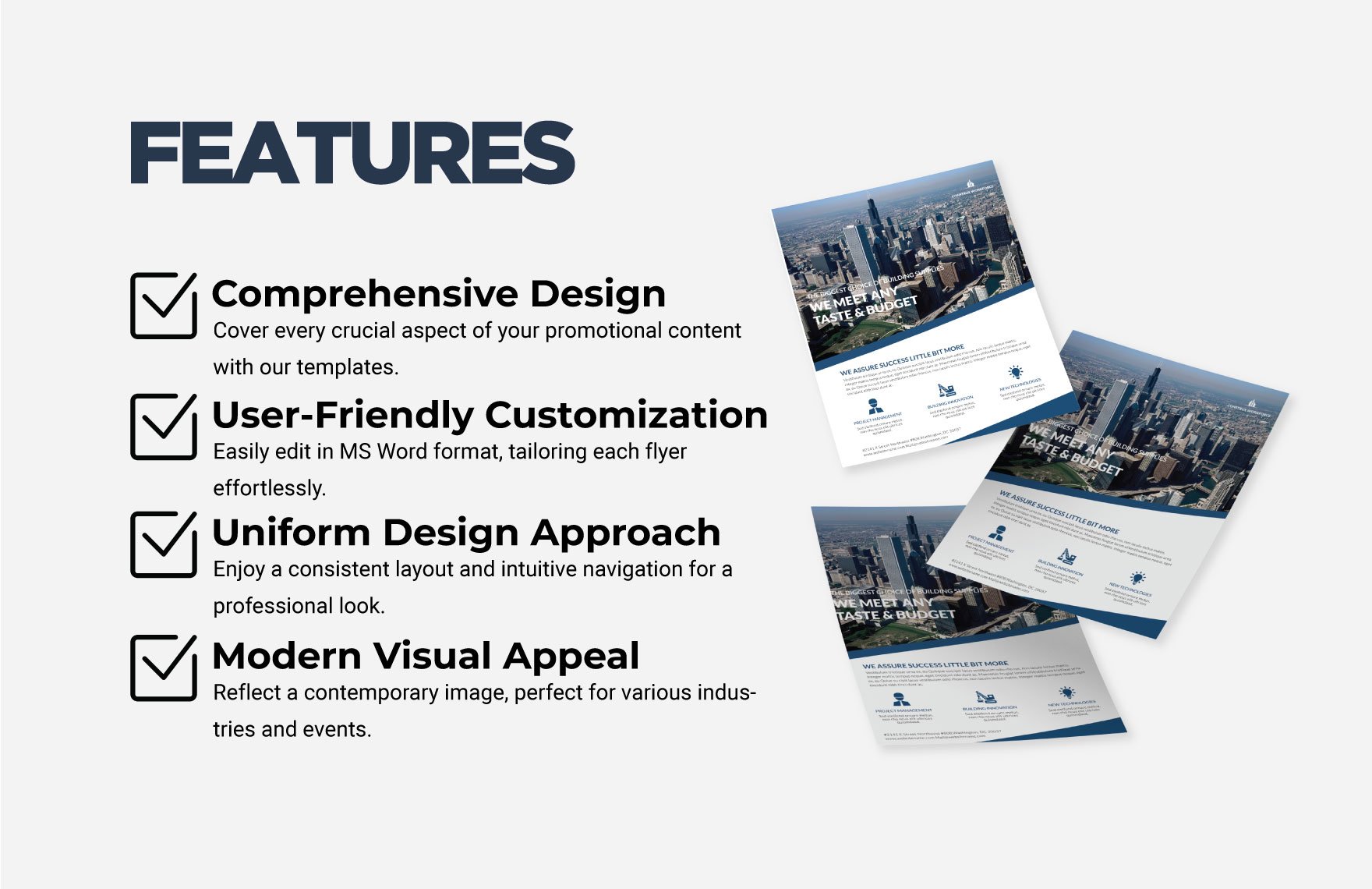 Editable Architecture Flyer Template