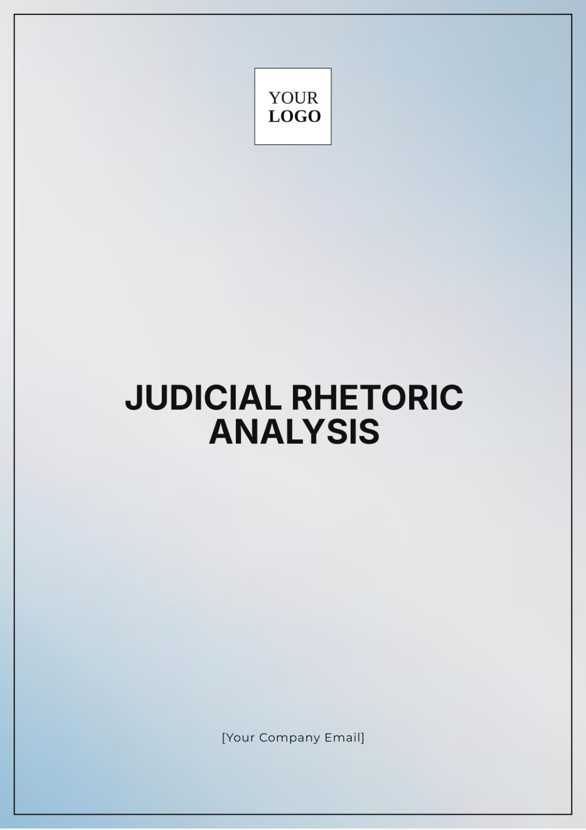 Judicial Rhetoric Analysis Template - Edit Online & Download