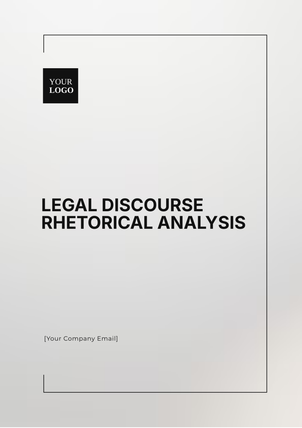 Legal Discourse Rhetorical Analysis Template - Edit Online & Download