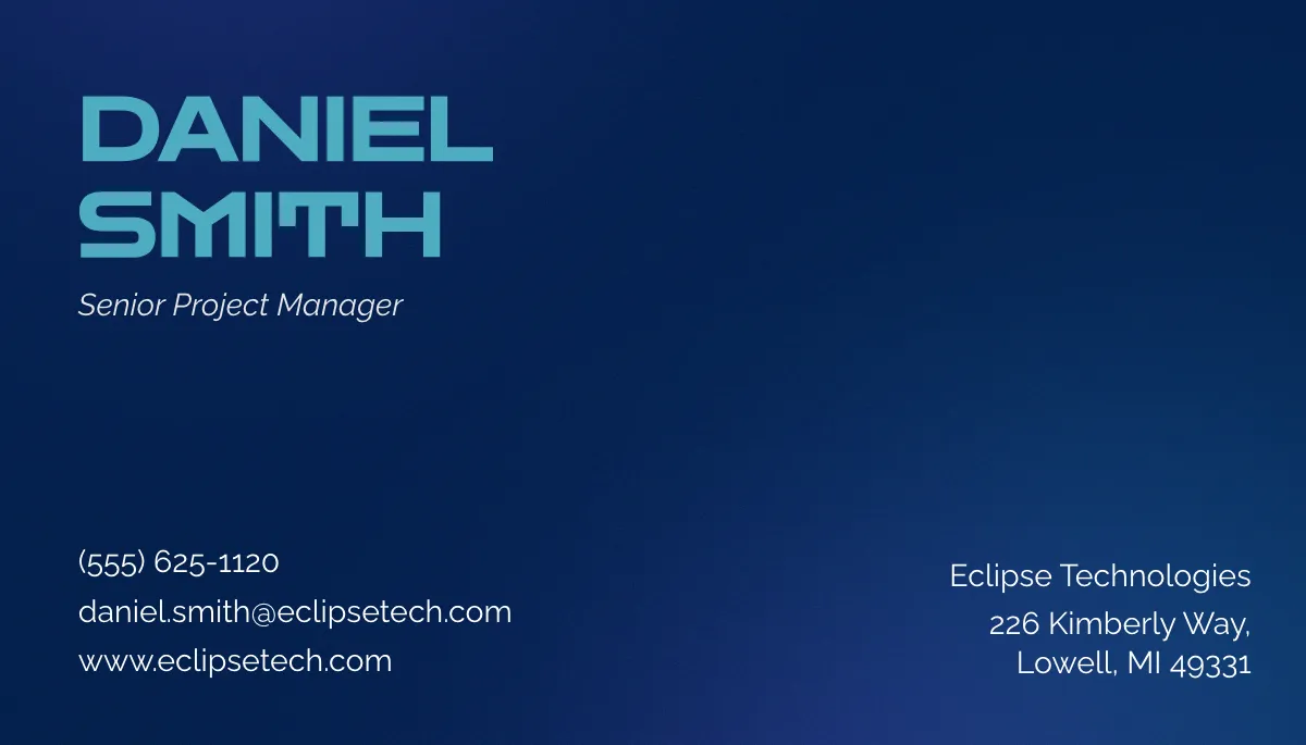 Free Custom Corporate Business Card Template to Edit Online