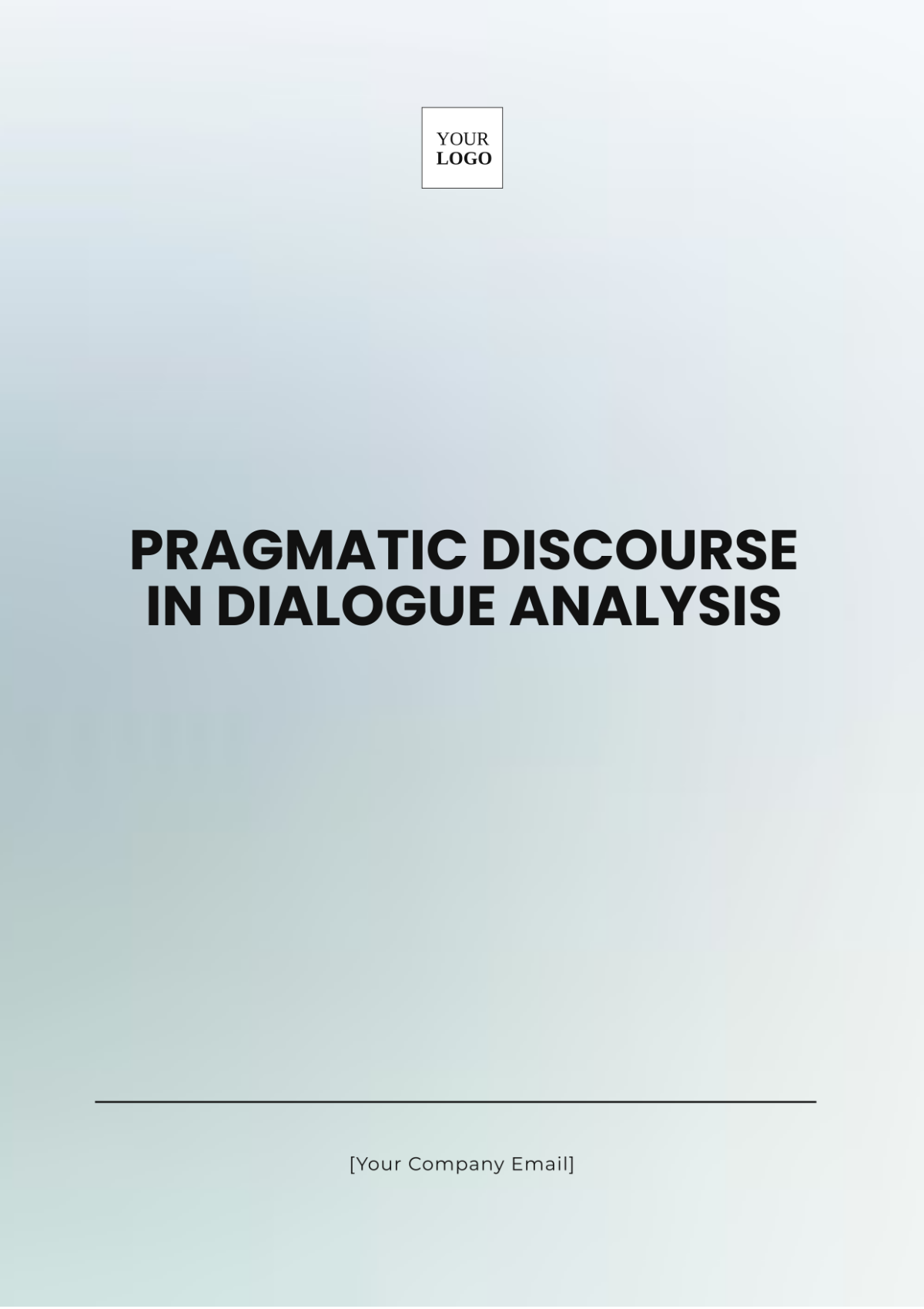 Pragmatic Discourse in Dialogue Analysis Template - Edit Online & Download