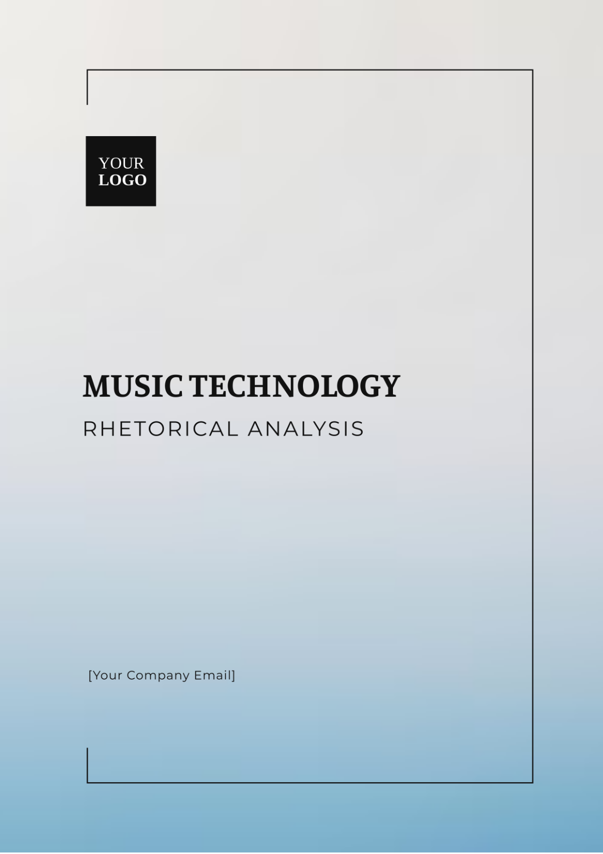 Music Technology Rhetorical Analysis Template - Edit Online & Download