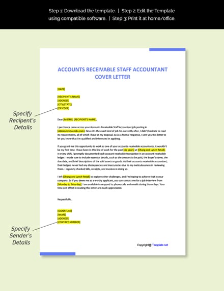 cover letter samples for accounts assistant job