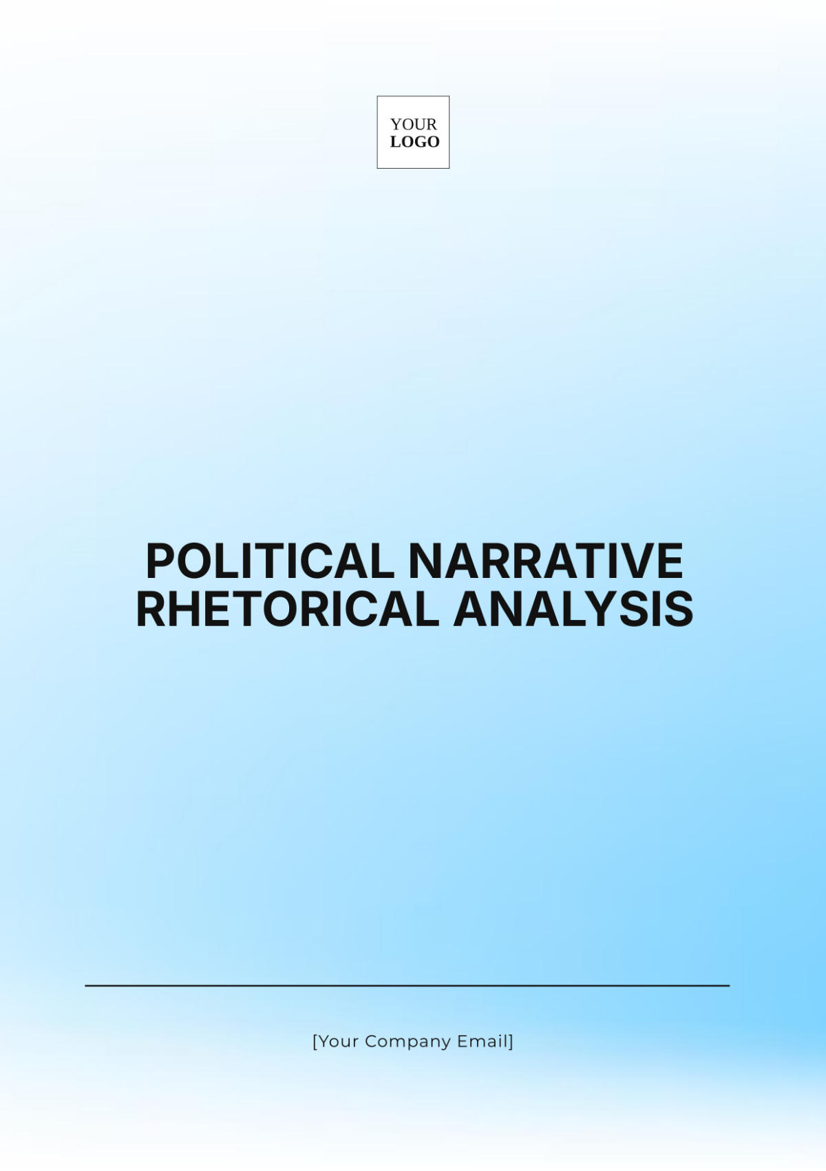 Political Narrative Rhetorical Analysis Template - Edit Online & Download