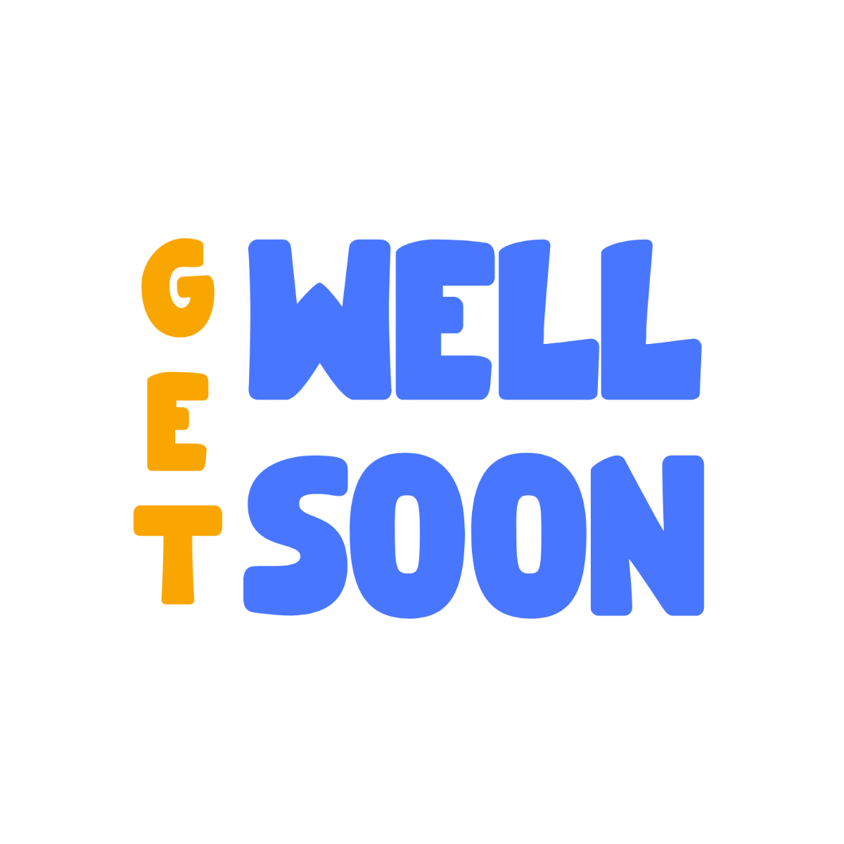 Creative Get Well Soon Text - Edit-Online | Template.net