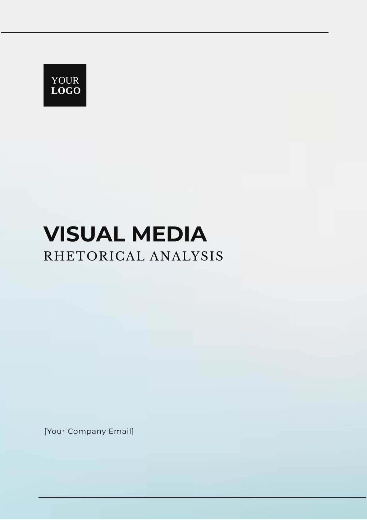 Visual Media Rhetorical Analysis Template - Edit Online & Download