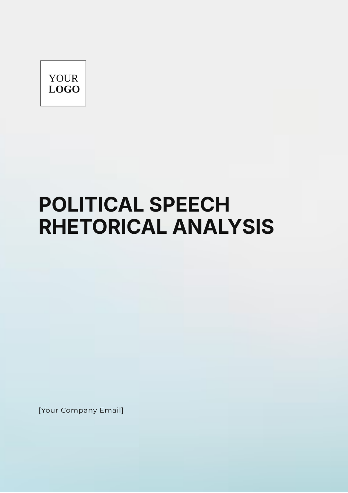 Political Speech Rhetorical Analysis Template - Edit Online & Download