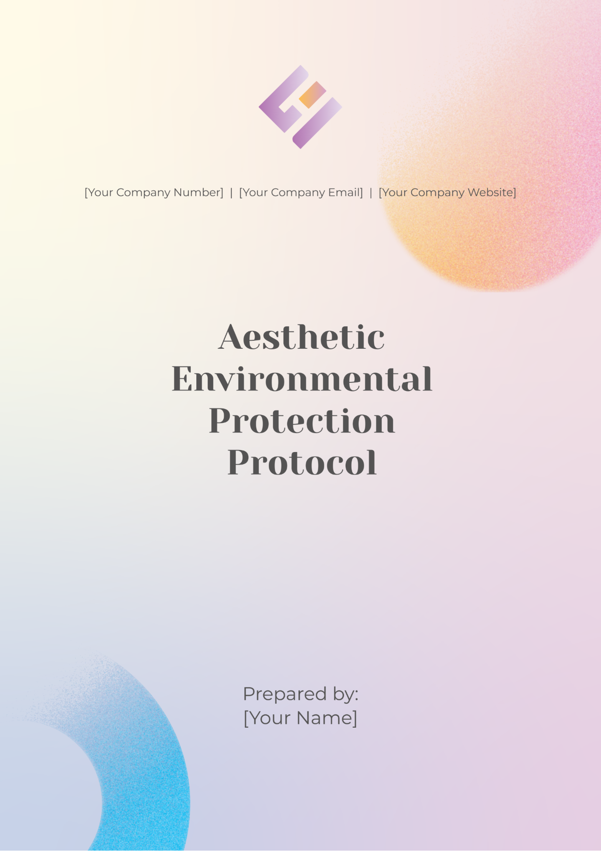 Aesthetic Environmental Protection Protocol Template - Edit Online & Download