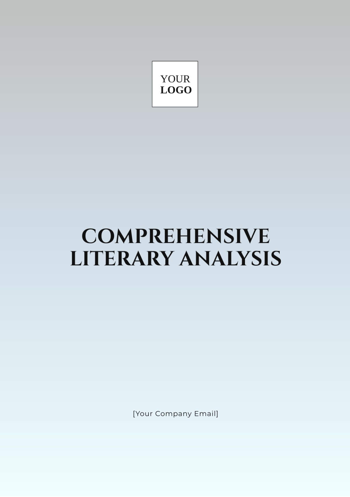 Comprehensive Literary Analysis Template - Edit Online & Download