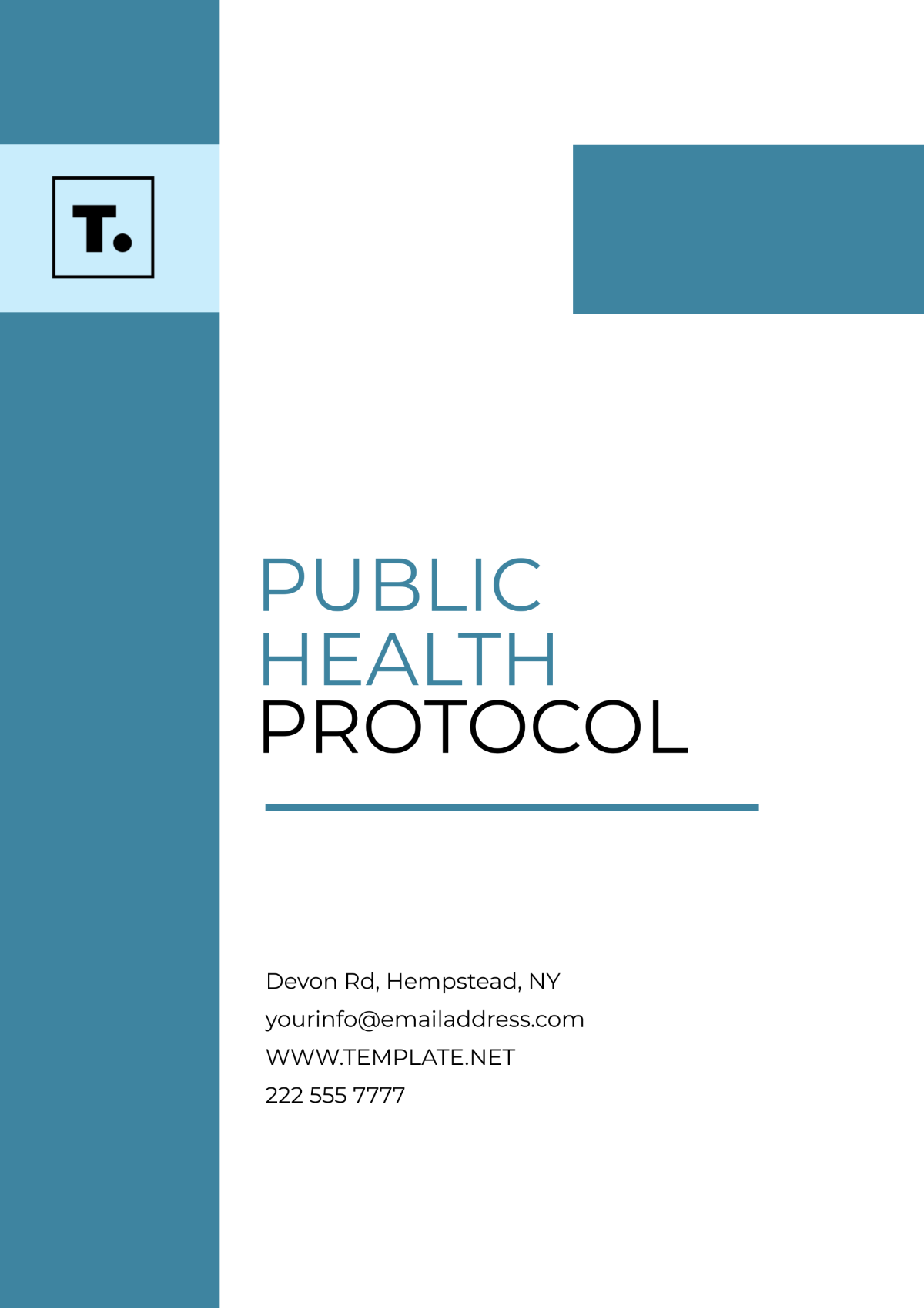 Public Health Protocol Template - Edit Online & Download