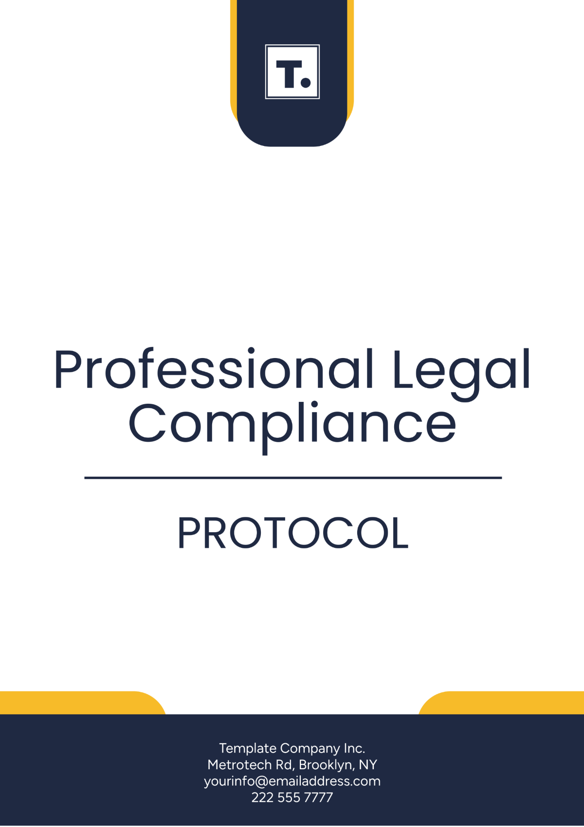 Professional Legal Compliance Protocol Template - Edit Online & Download