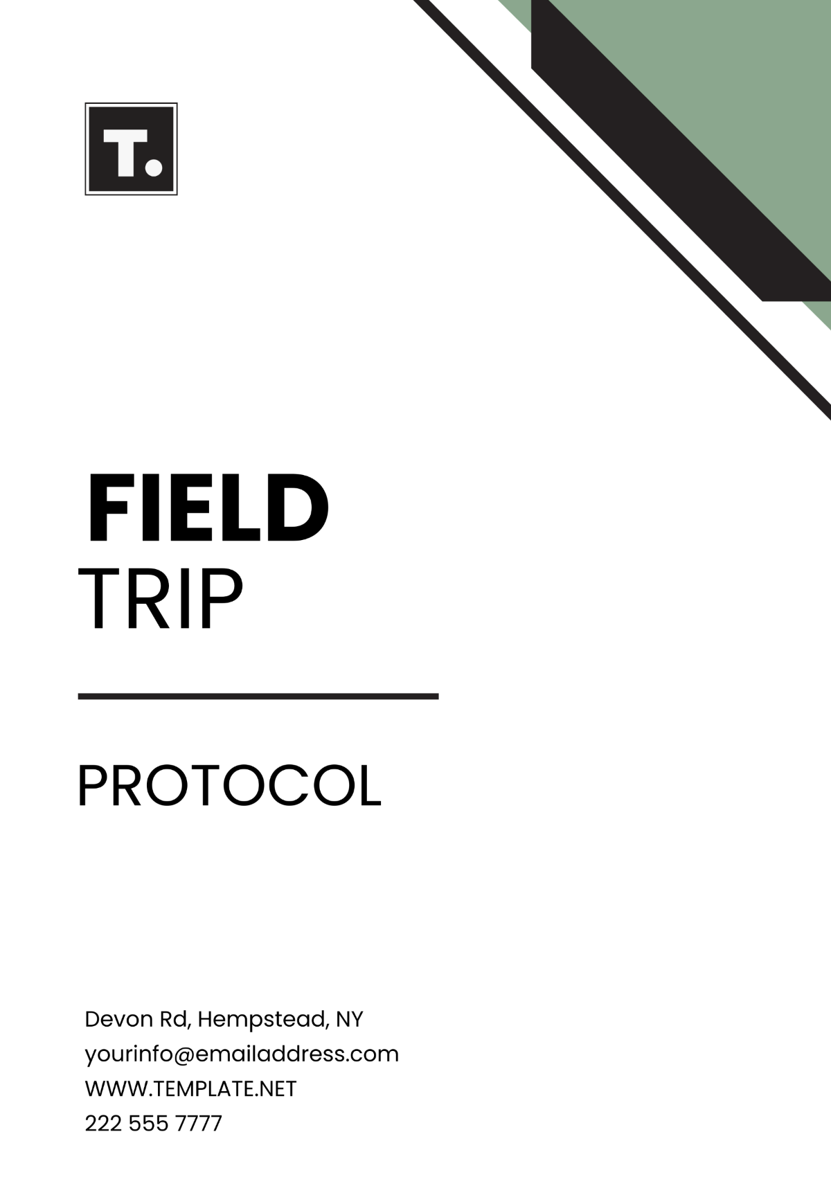 Field Trip Protocol Template - Edit Online & Download