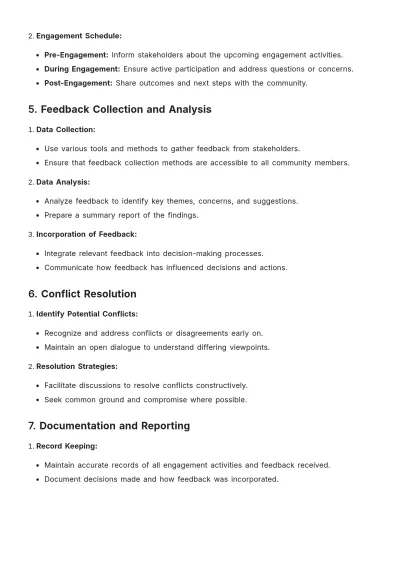Free Community Engagement Protocol Template to Edit Online