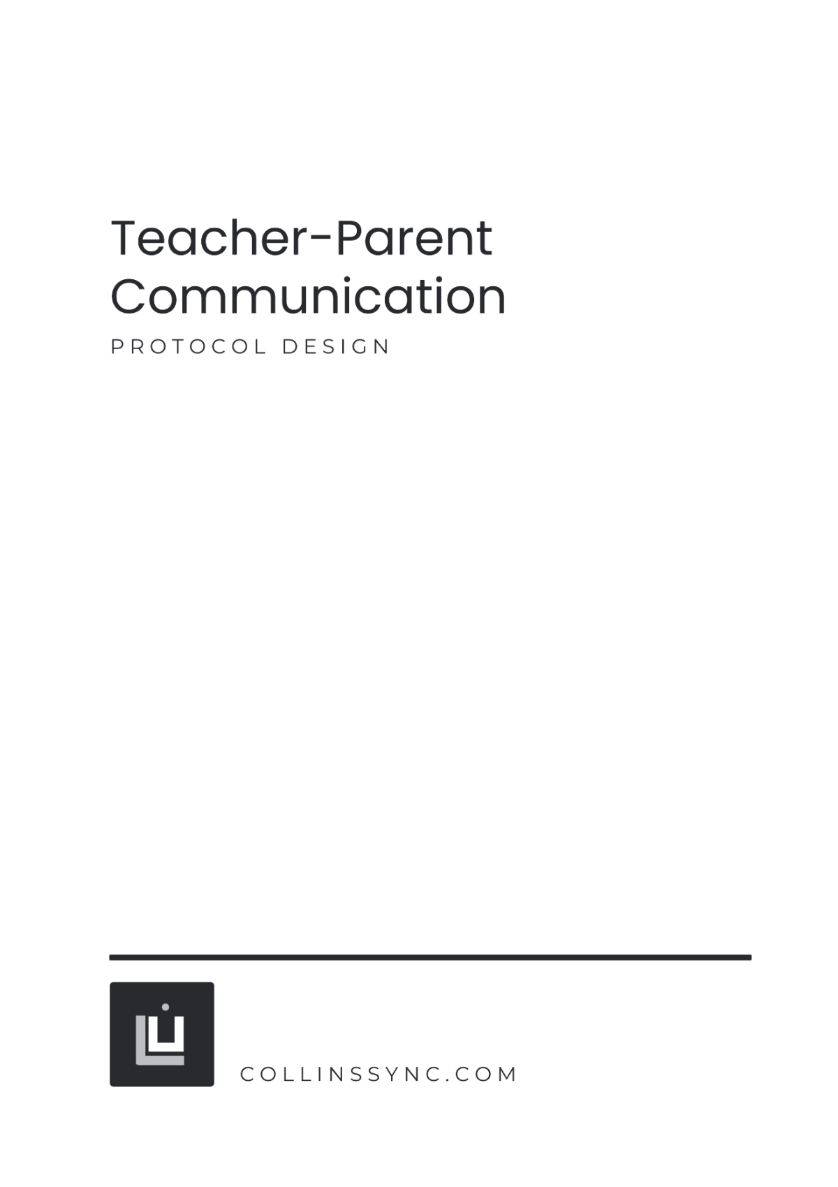 Teacher-Parent Communication Protocol Design Template - Edit Online & Download