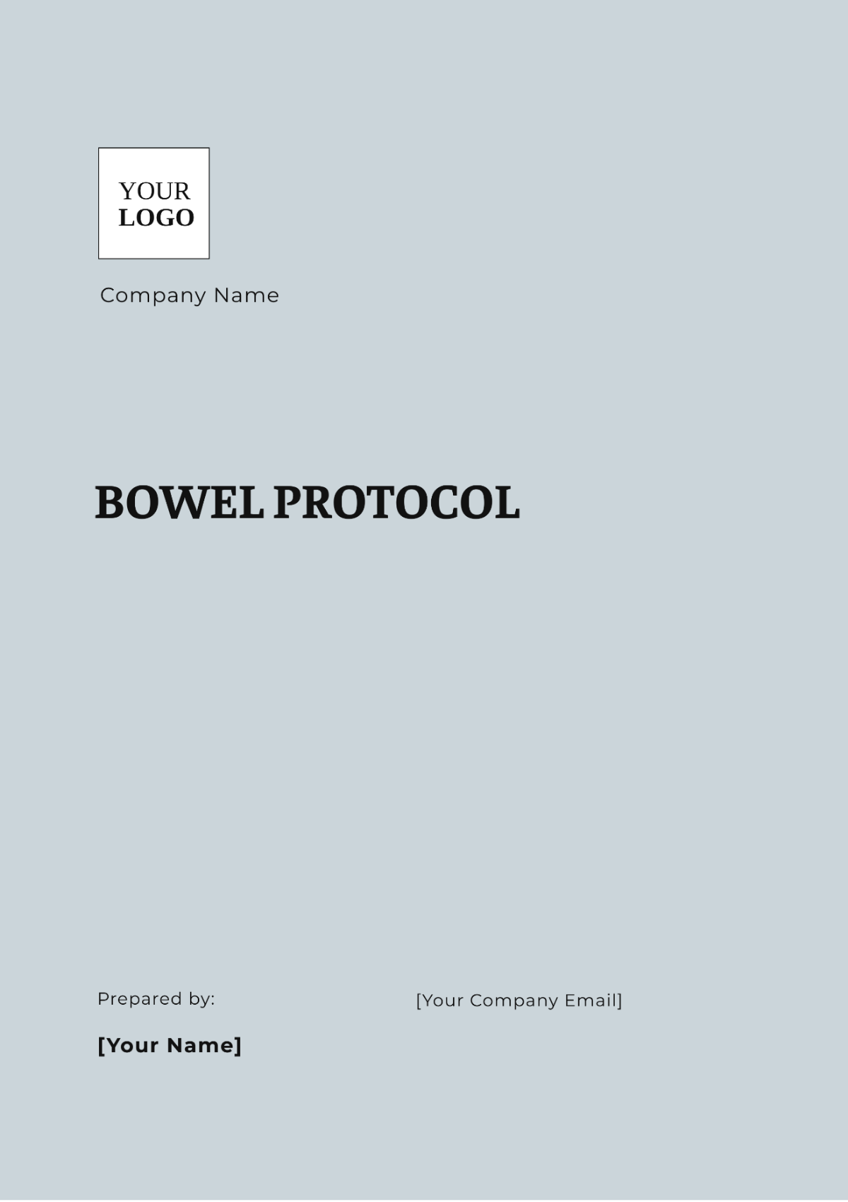 Bowel Protocol Template - Edit Online & Download