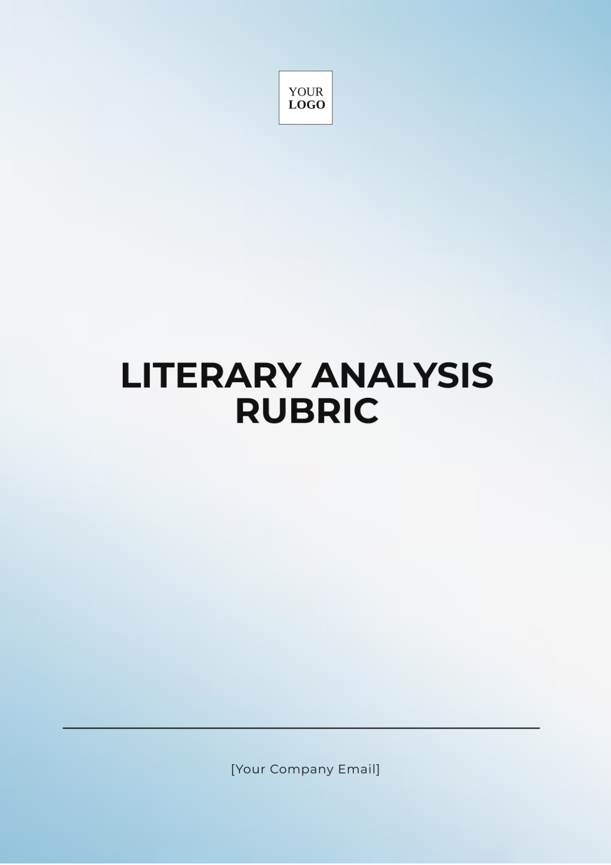 Literary Analysis Rubric Template - Edit Online & Download