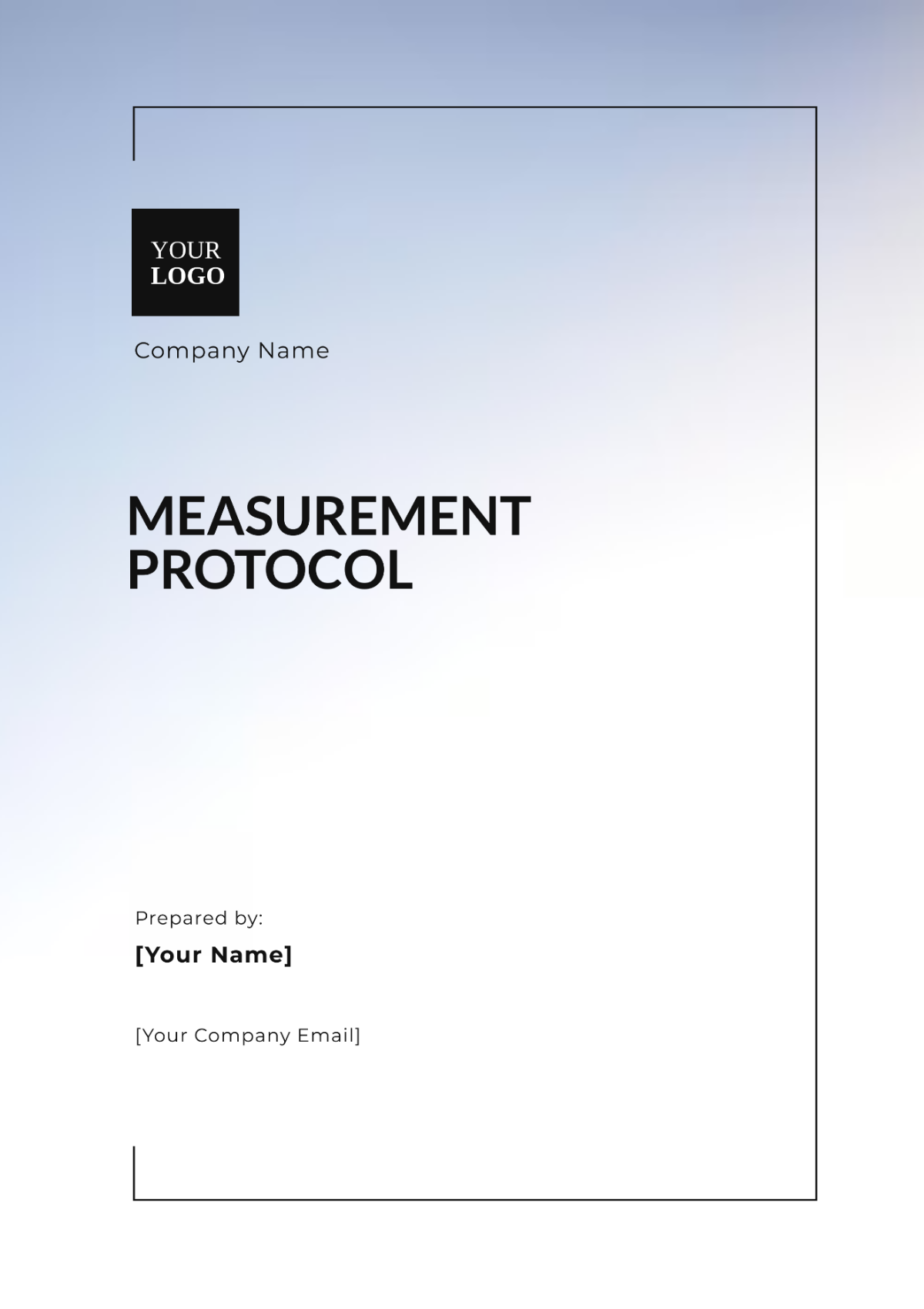 Measurement Protocol Template - Edit Online & Download