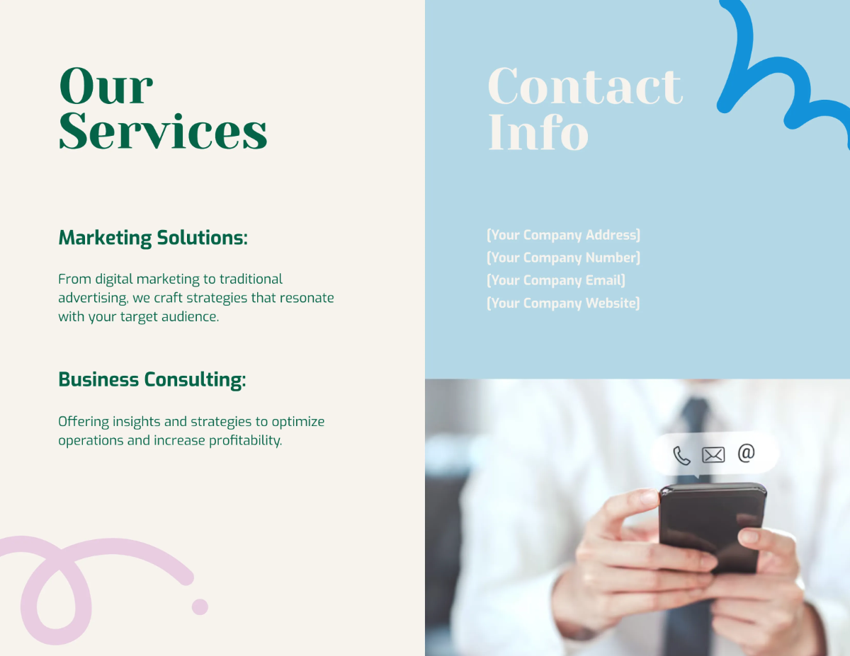 Free Creative Brochure Template to Edit Online