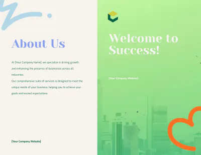 Free Creative Brochure Template to Edit Online