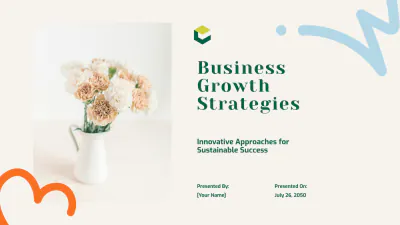 Free Creative Presentation Template to Edit Online