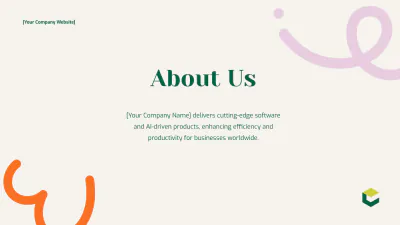 Free Creative Presentation Template to Edit Online
