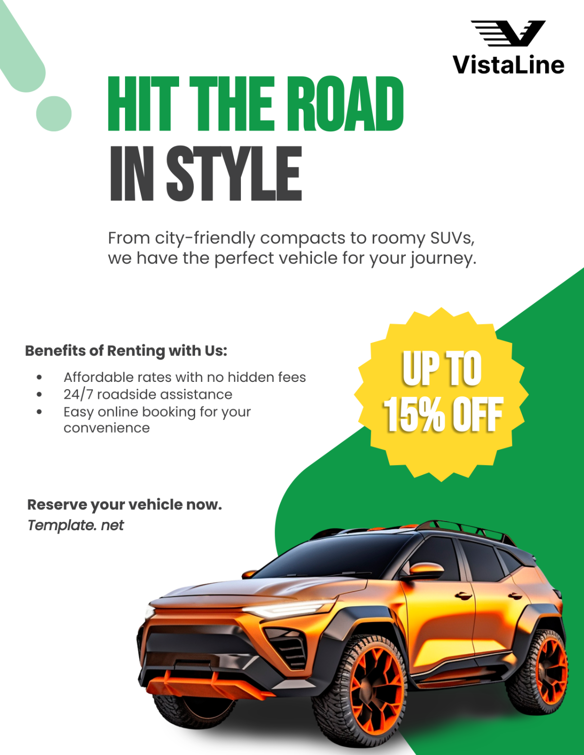 Car Rental Advertising Flyer