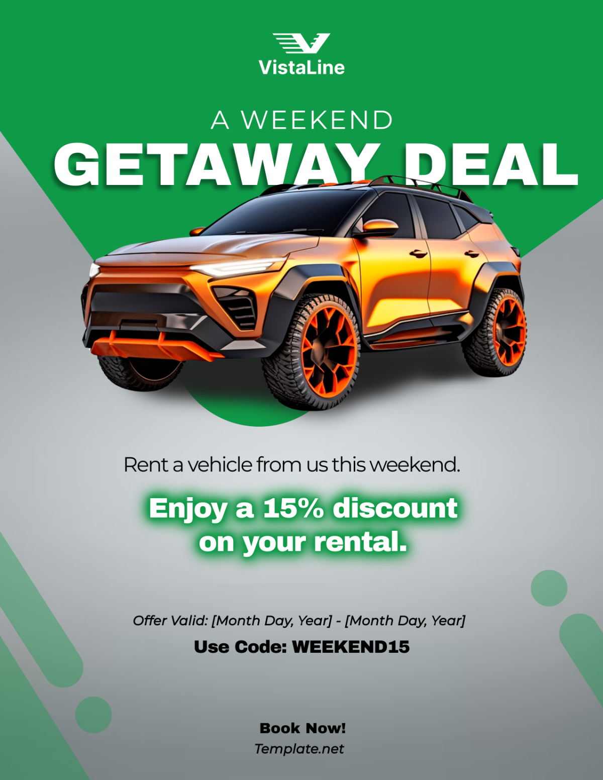 Car Rental Campaign Flyer