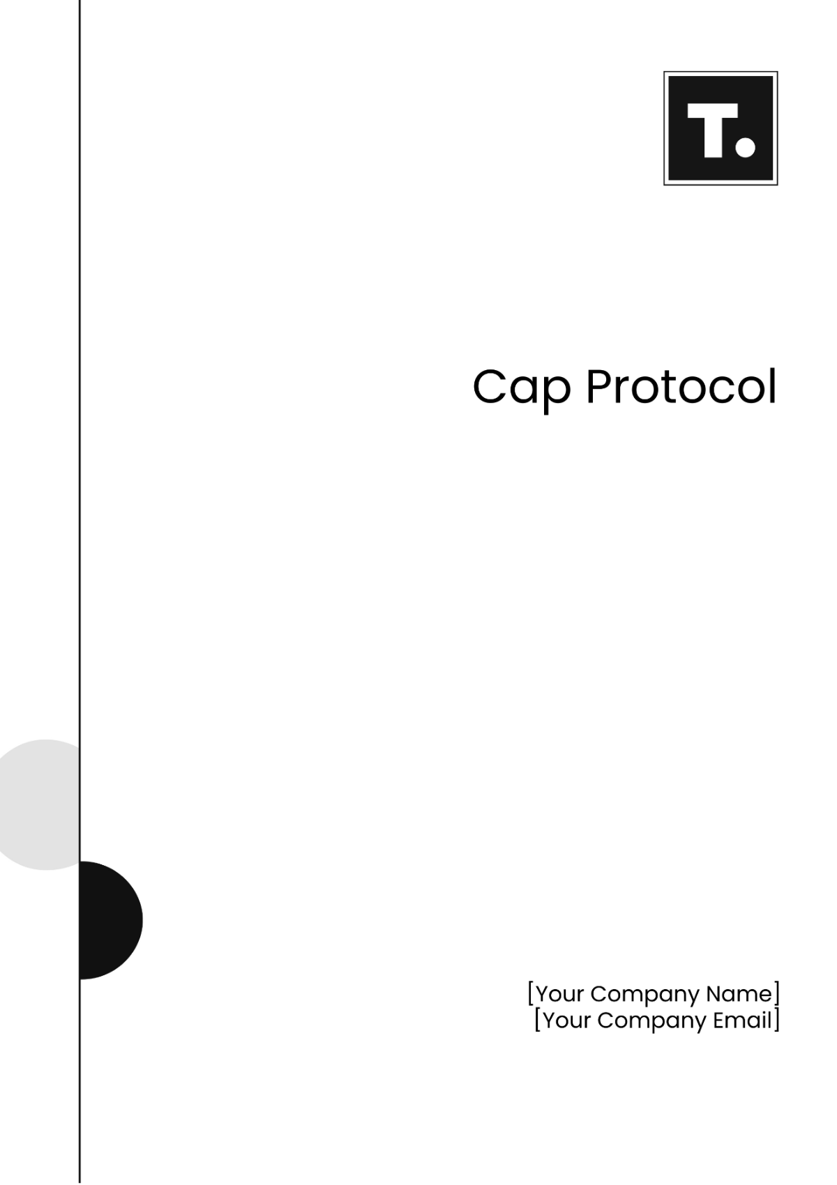 Cap Protocol Template - Edit Online & Download