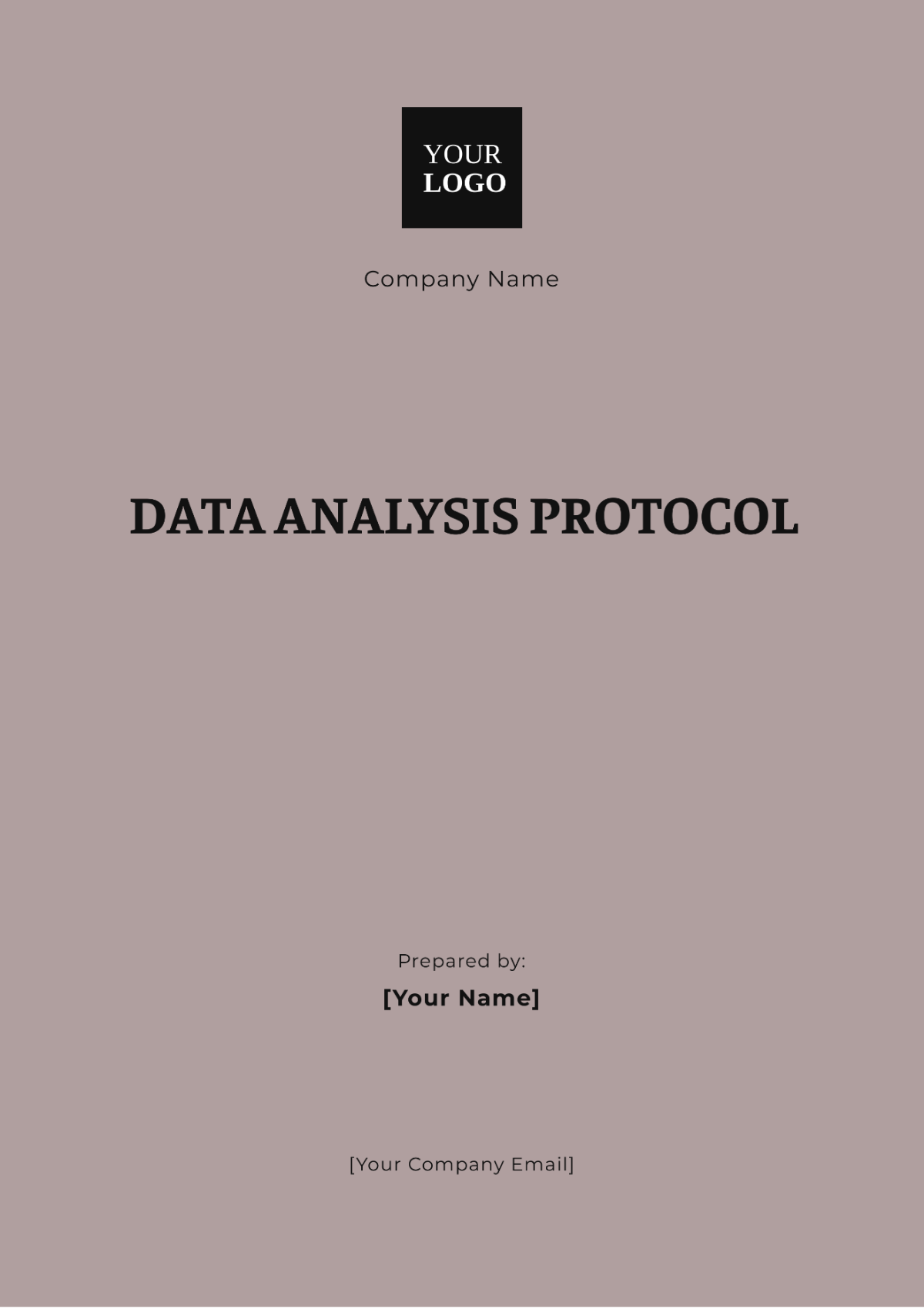 Data Analysis Protocol Template - Edit Online & Download