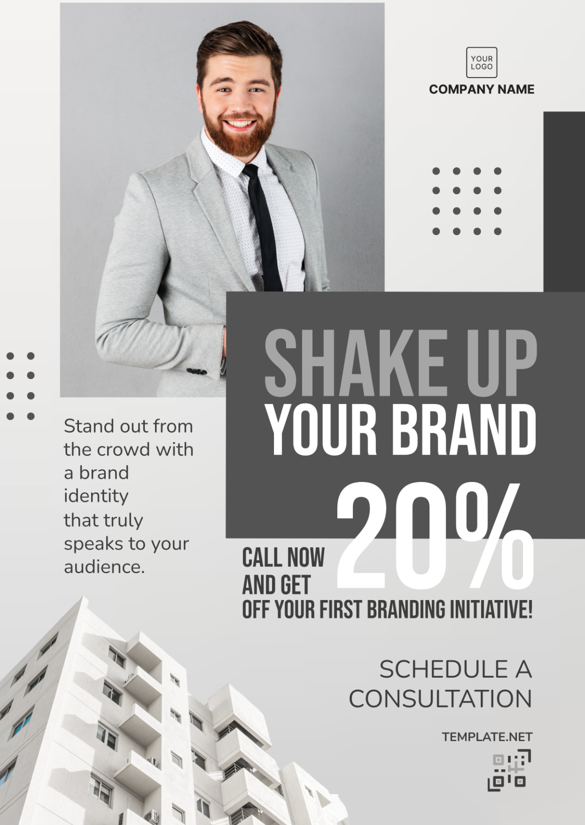 Marketing Company Branding Ad Template