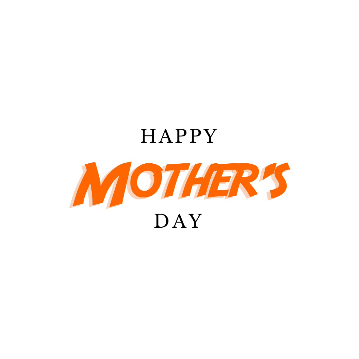 Aesthetic Happy Mother's Day Text - Edit Online | Template.net