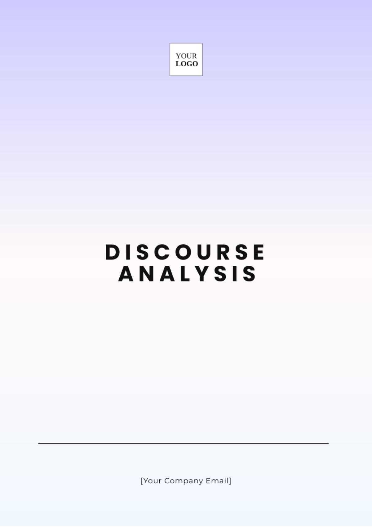 Discourse Analysis Template - Edit Online & Download