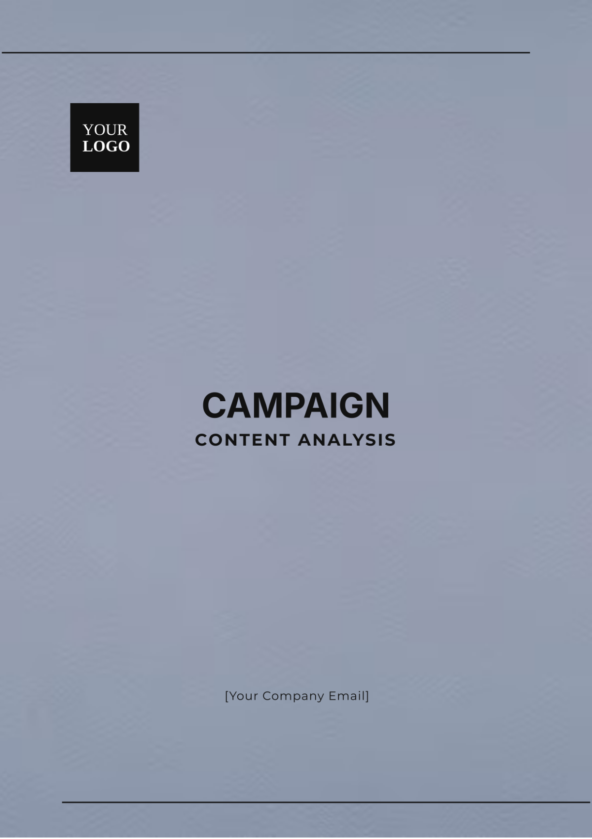 Campaign Content Analysis Template - Edit Online & Download