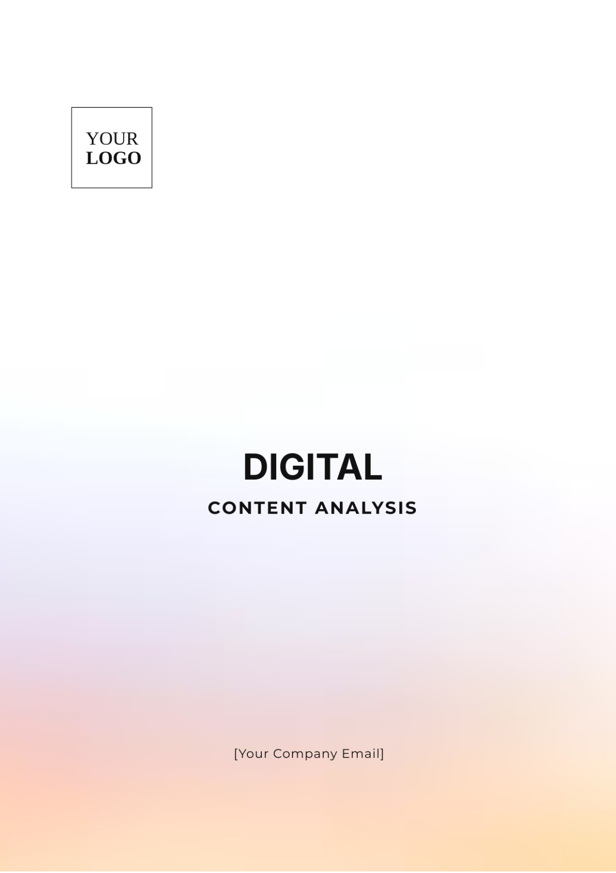 Digital Content Analysis Template - Edit Online & Download