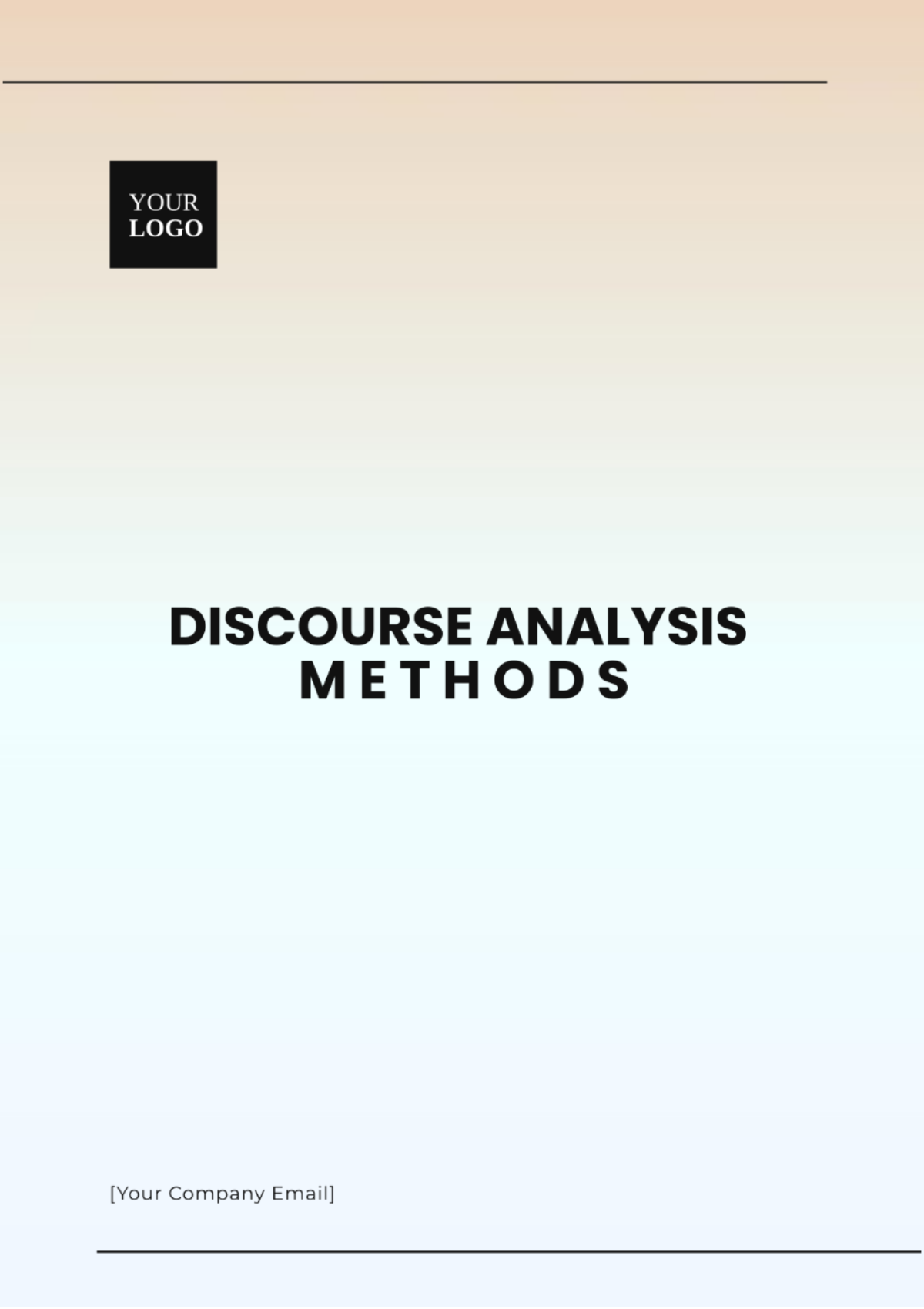 Discourse Analysis Methods Template - Edit Online & Download