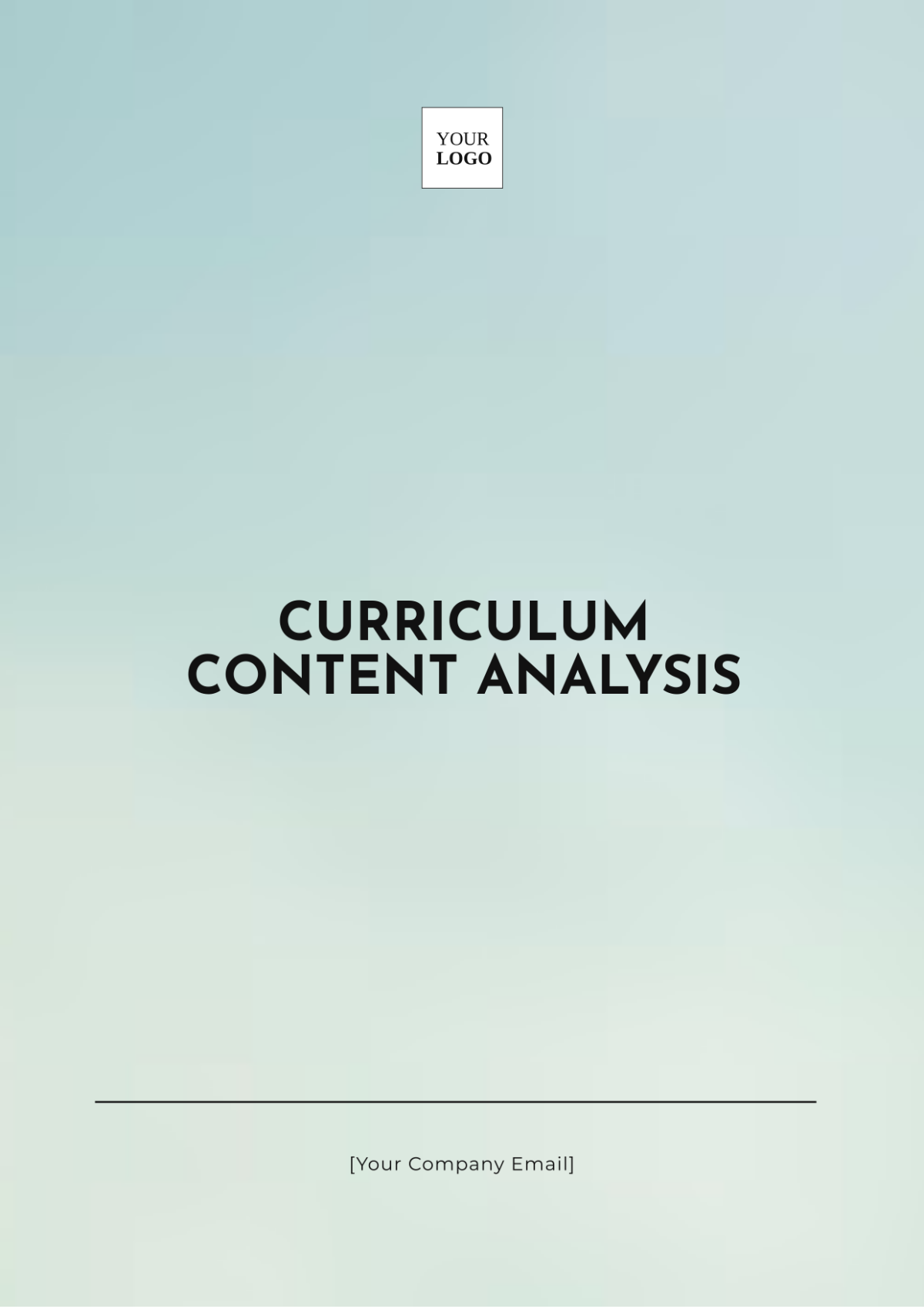 Curriculum Content Analysis Template - Edit Online & Download