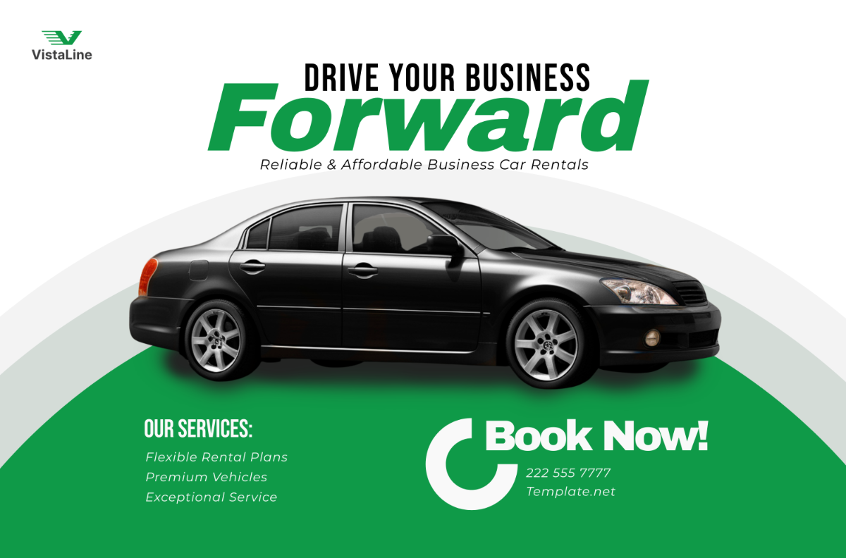 Car Rental Business Banner