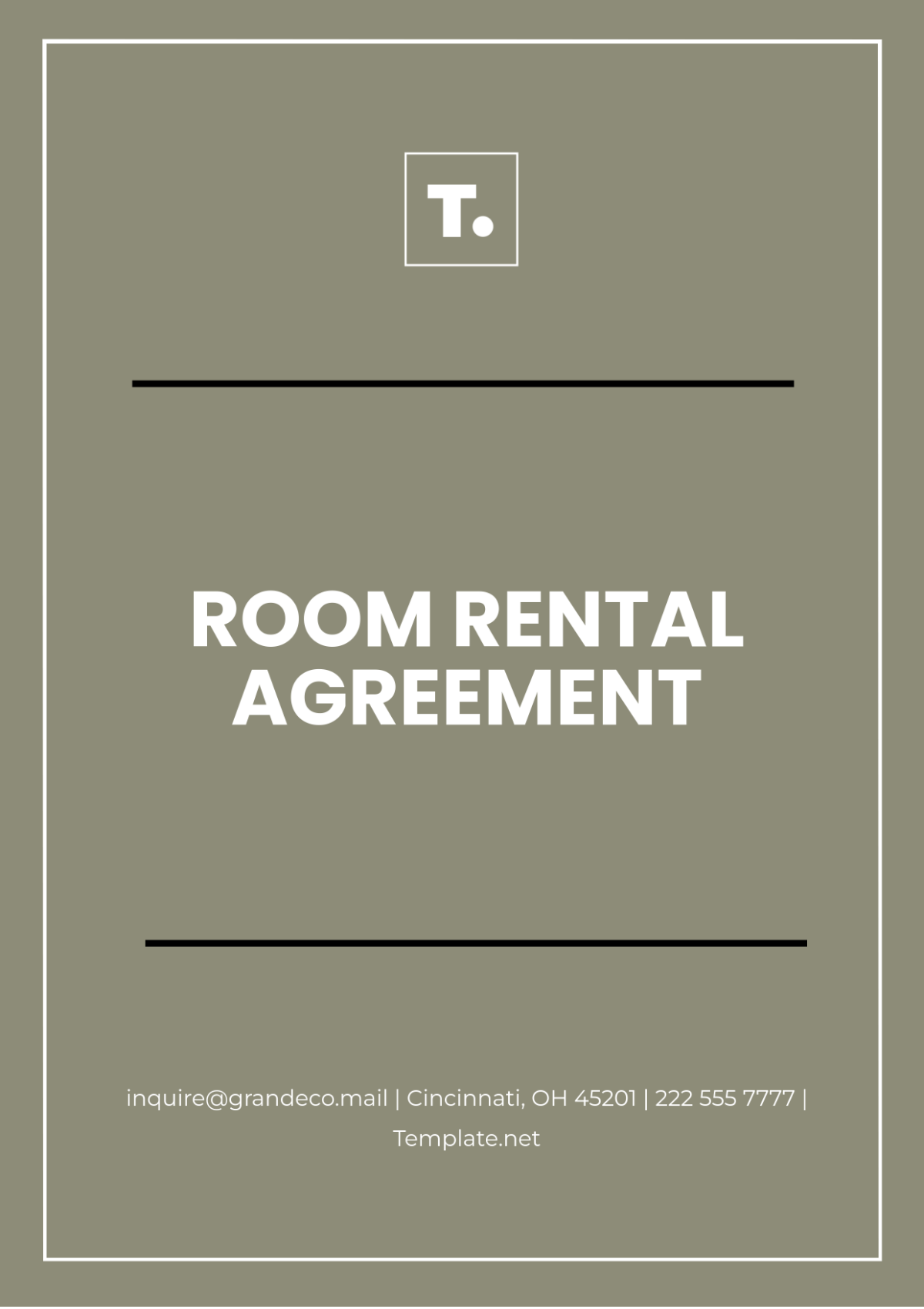 Free Room Rental Agreement Template