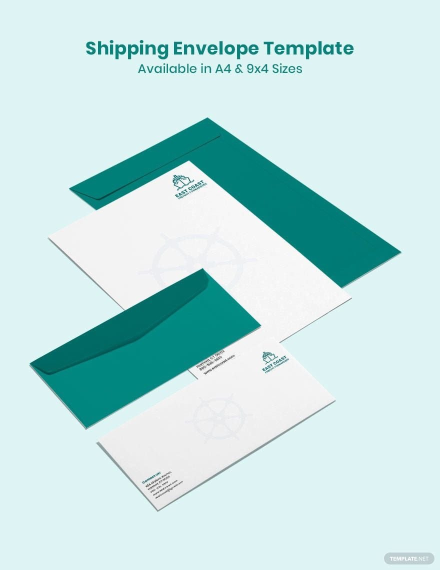 Shipping Envelope Template