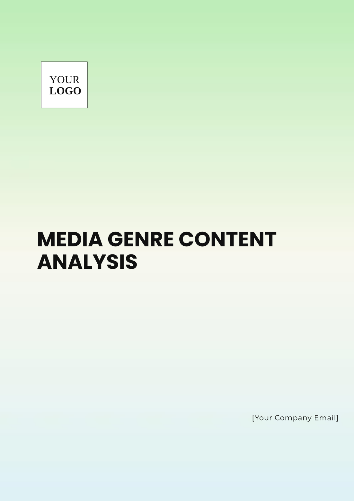 Media Genre Content Analysis Template - Edit Online & Download