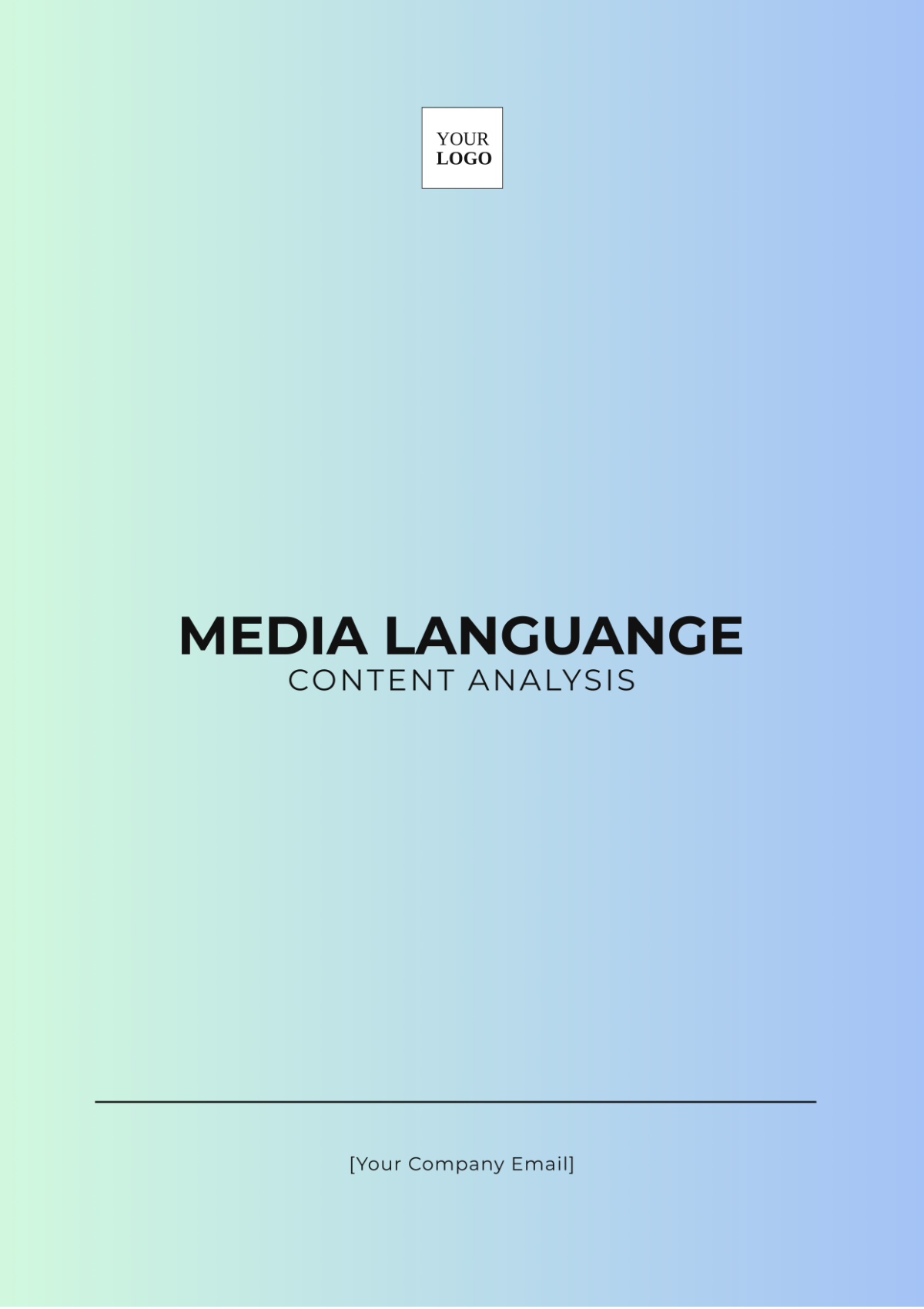 Media Language Content Analysis Template - Edit Online & Download