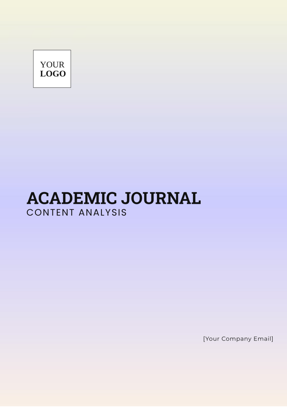 Academic Journal Content Analysis Template - Edit Online & Download