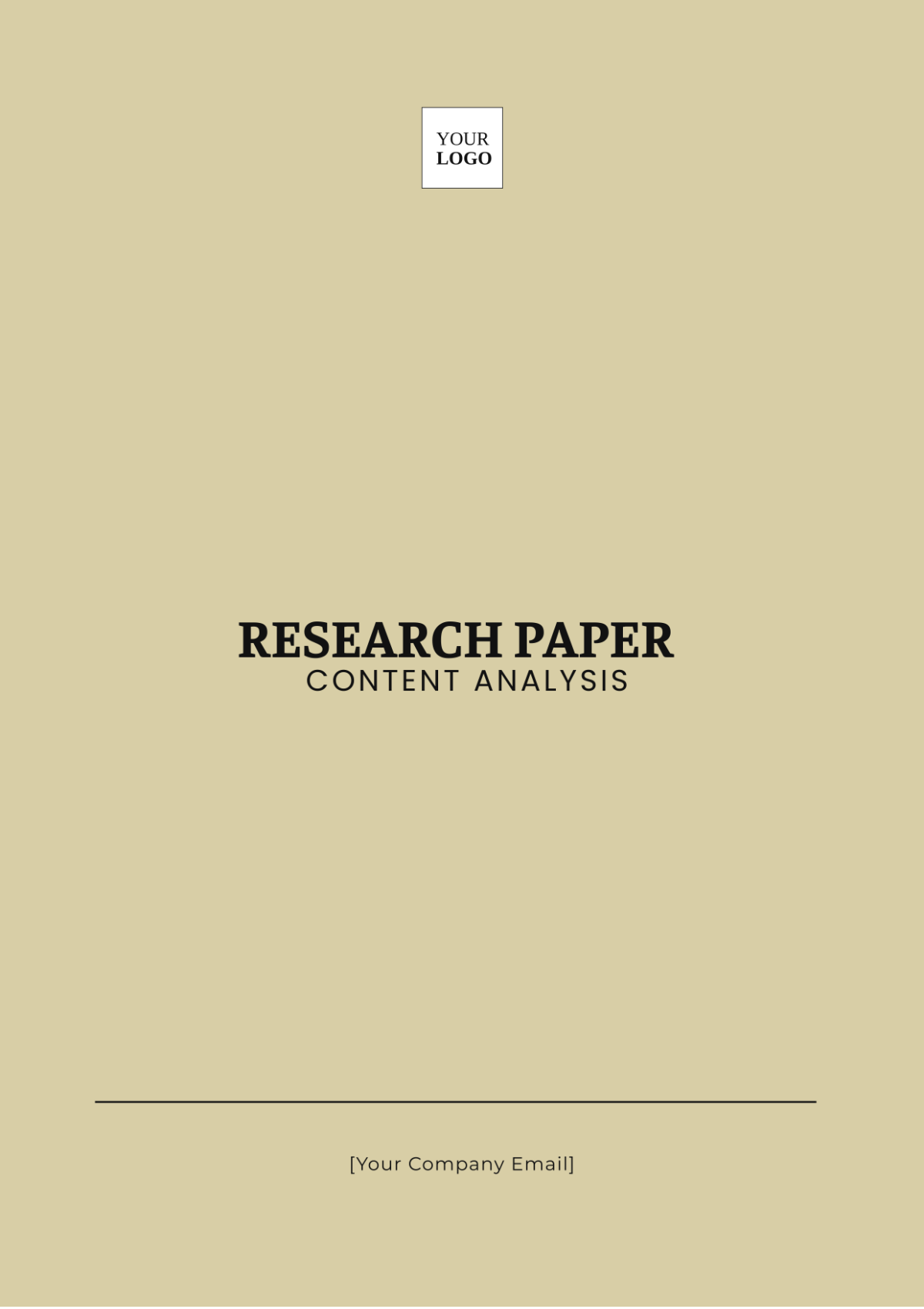 Research Paper Content Analysis Template - Edit Online & Download