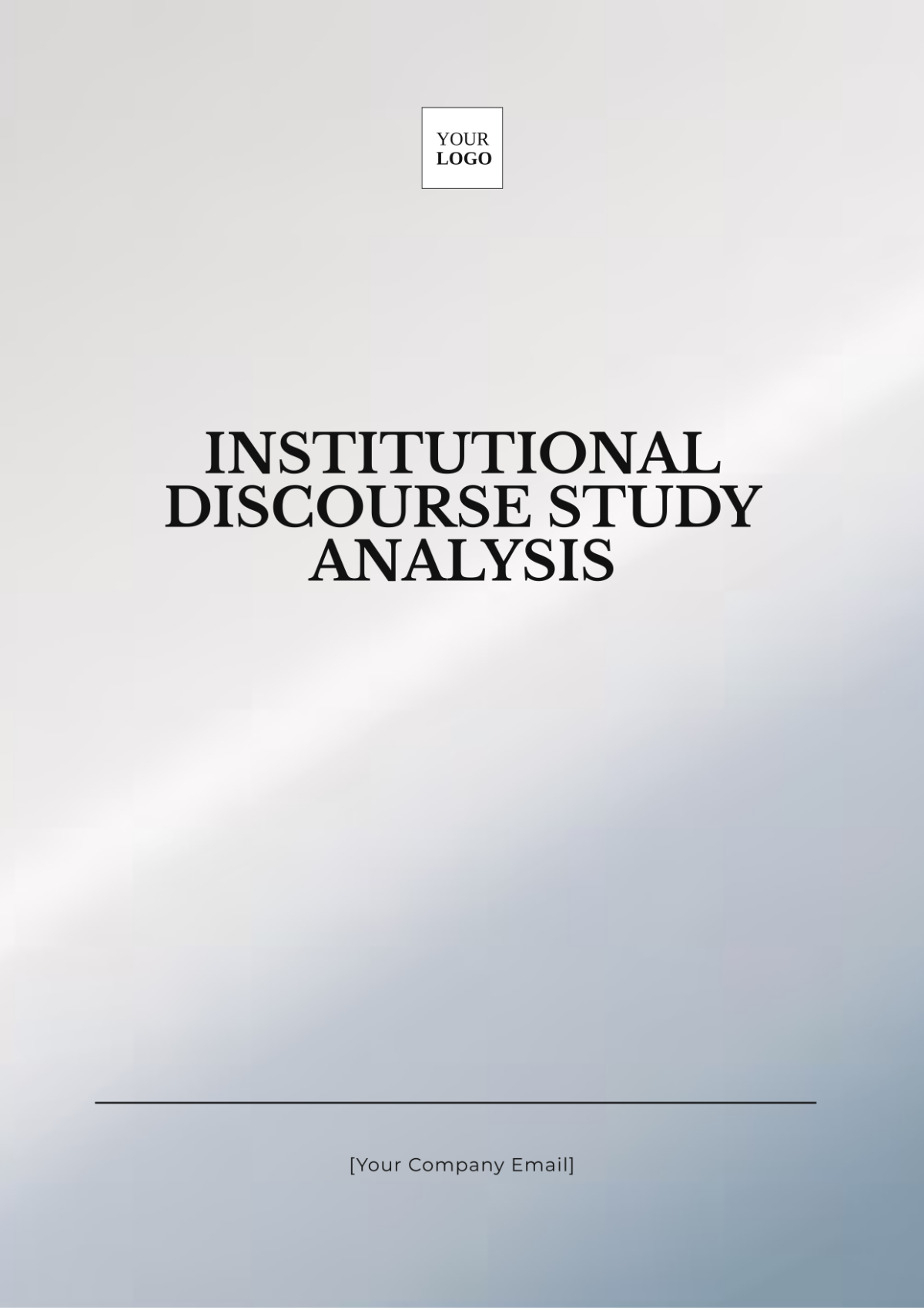 Institutional Discourse Study Analysis Template - Edit Online & Download