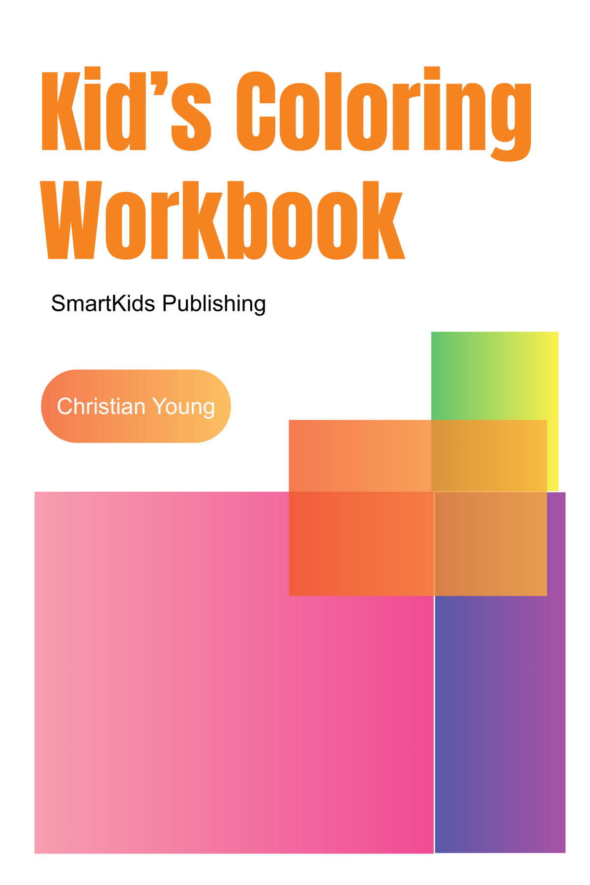 Free Colorful Workbook Book Cover Template to Edit Online